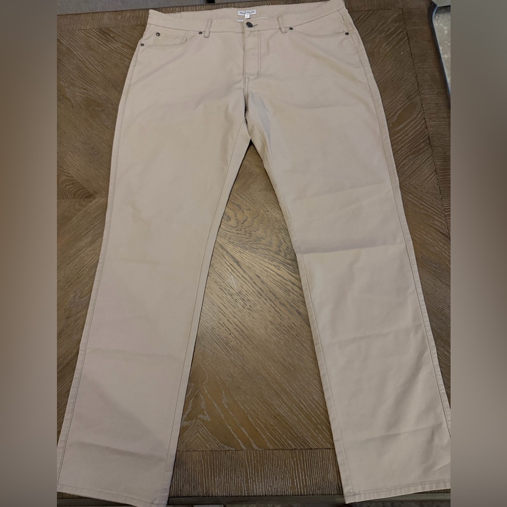 Peter Millar Cream Chinos
